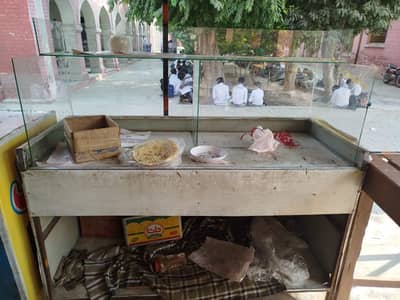 counter rack for fast food