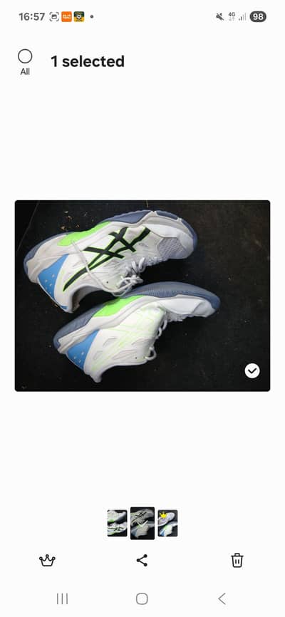 asics rocket 11 size eu 44.5