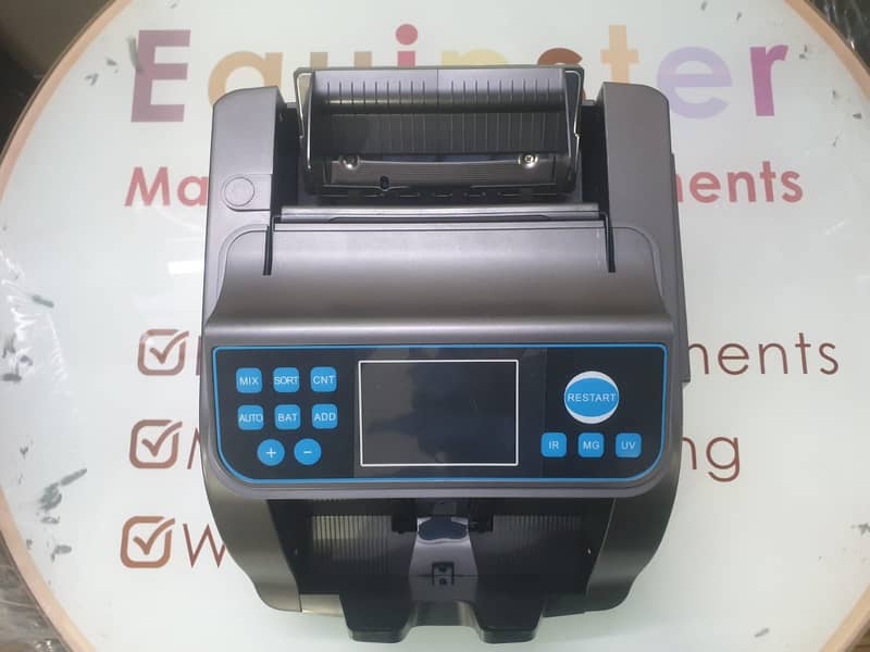 counting machine with fake note detection, value counting, batch,add 1