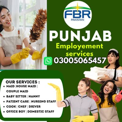 Maids / House Maids / cook / House chef / Baby Sitter maid available