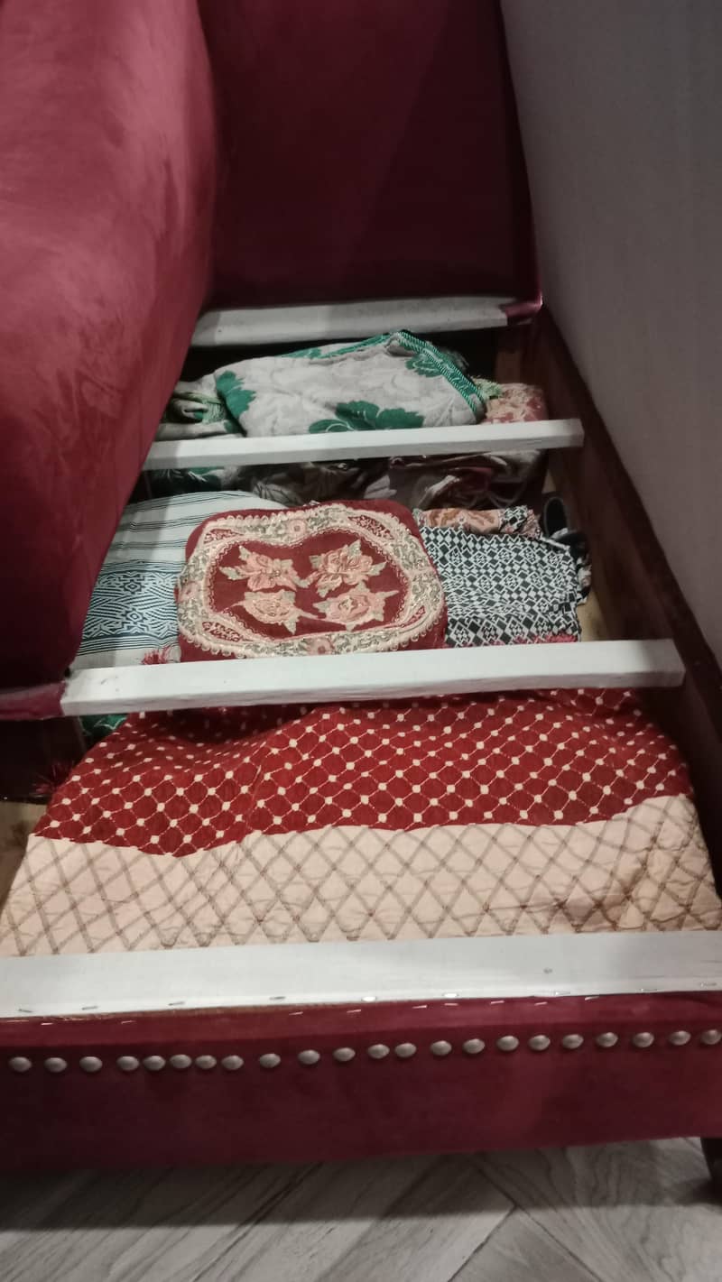 3 seater dewaan for sale , large storage space inside 1