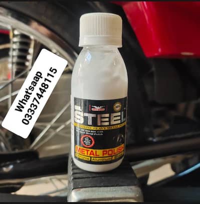 MR Steel Metal Polish for Chrome Part's Bikes & Cars