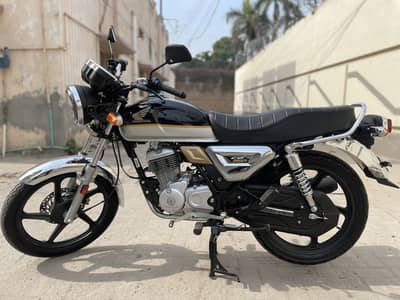 Honda CG 150 Black Colour 2026 Model.