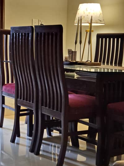 Dinning with six chair