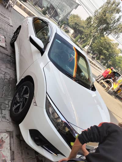 civic available for rent monthly basis with Driver' in Model town