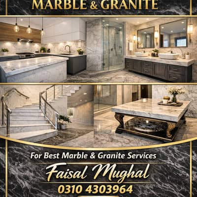 Marble & Granite Work,Kitchen Marble,Marble Stairs/CustomMarble Design