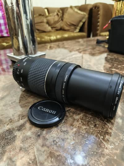 canon zooming lens 75mm-300mm