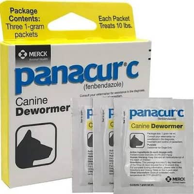 Panacur canine Dewormer bast product for dogs