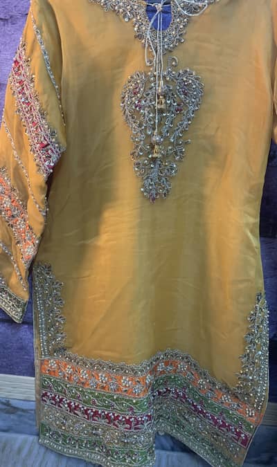 Bridal dress for mehndi