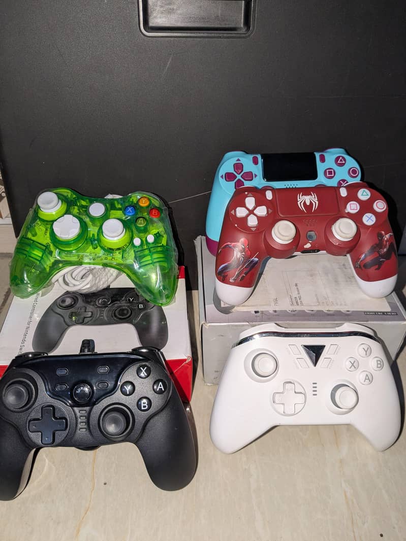 gaming controllers branded 7