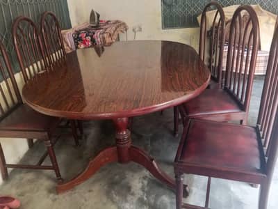 look like new only serious buyer contact me 25000 dining with chairs