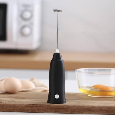 New handheld stainless steel electric egg cofe tea mixer