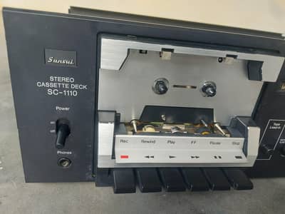 Sunsui Stereo Cassette Deck Full Working Condition