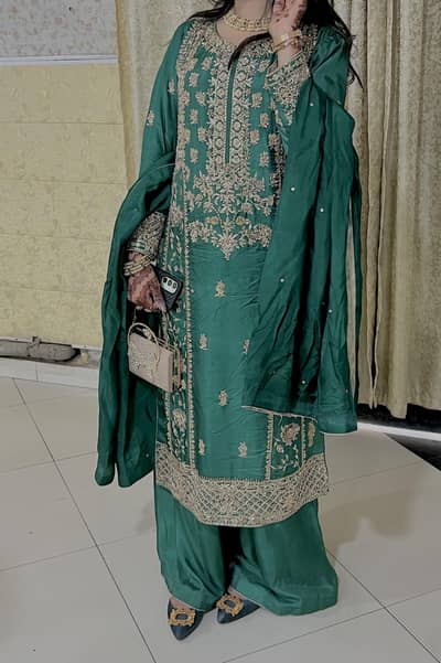 Hand Embroidered Party Wear dress