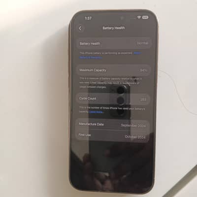 Iphone 16 Pro Max HK  Dual Physical (Non PTA)