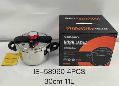 Brand New Knob Type Pressure Cooker 11L (30cm) – Box Pack