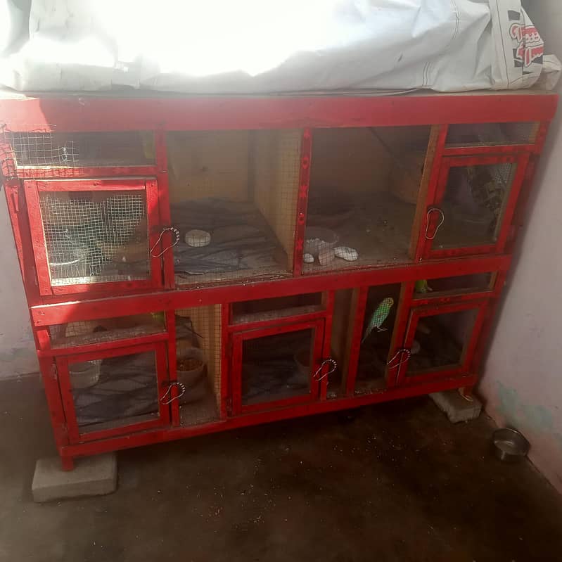 رنگ نیٹ کا بالکل بریڈر جوڑا فور سیل اور پورا سیٹ اپ بجز پور سیل 5