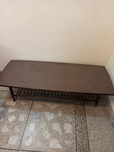 Low lying wooden Long floor table 59.5" inches.