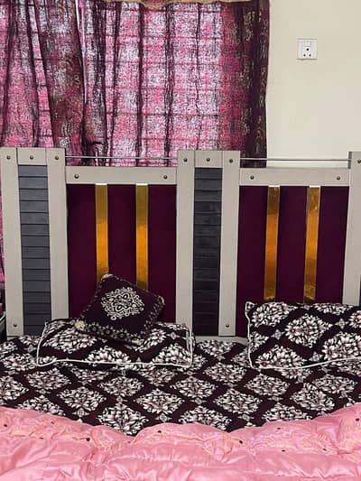 Double Bed, 2 side table, Dressing