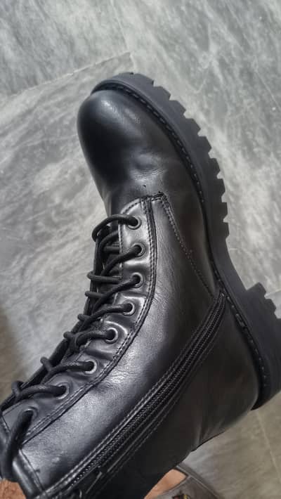 Long Shoes DMS Black Colour Brand New Original Leather Imported Shoes