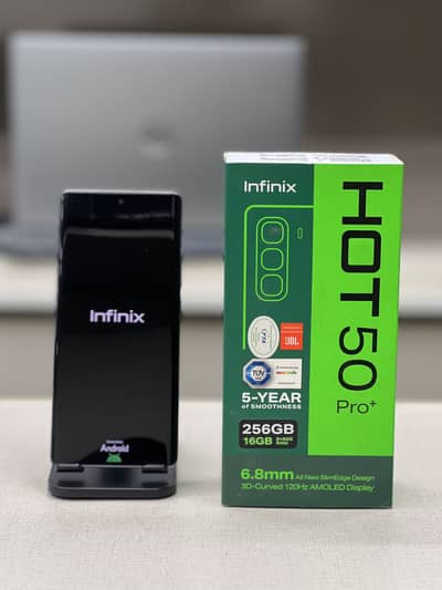 Infinix hot 50 pro plus 16Gb 256gb with box condition 10 by 9.5
