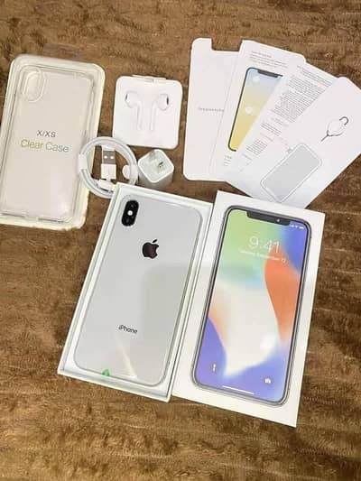 i phone x 256 GB with box WhatsApp number 0320/3792/405