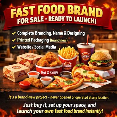 Unopened Brand New Fast Food Project For Sale