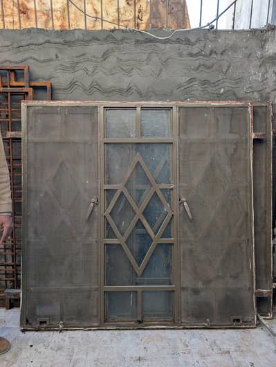metal windows with glass