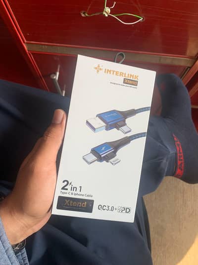 New Advanced Feature 2 in 1 USB Charging Cable