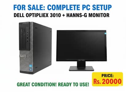 urgent sale Complete PC  core i3