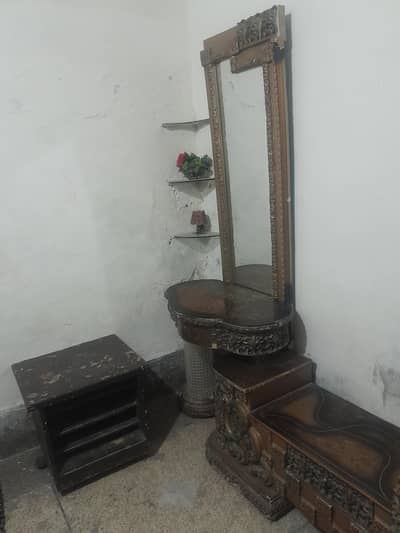dressing table and one side table