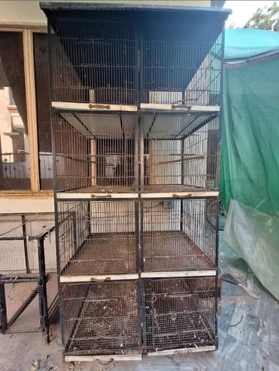 8 portion iron Cage with Accessories