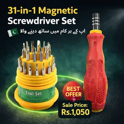 Jackly 31-in-1 Magnetic Screwdriver Set