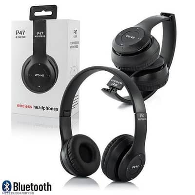 Sleek Black Headphone 1 pcs Stylish Design for Ultimate experience