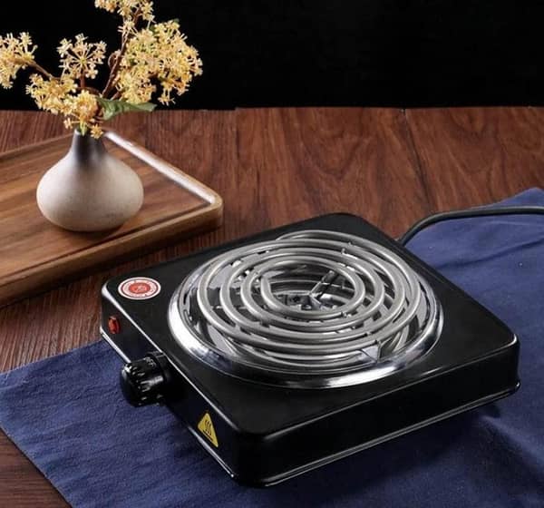 Electric Heating Stove, Carbon Stove and Heating Stove | Electric Furnace Mini Single Disc Burner, Portable Hot Plate 1000W, 200–1000°C