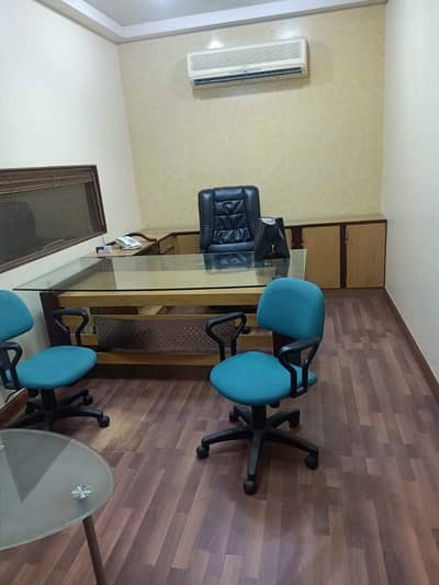 PHASE 2 VIP SEMI FURNISHED OFFICE FOR RENT WITH LIFT WITH EXECUTIVE CHAMBER MEETING ROOM WORK STATION