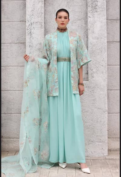 BaOriginal Bareeze unstitched Shirt + Dupatta | SPRING BLOOM-05