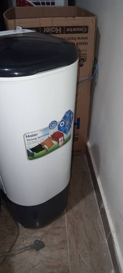 Haier Strong Spinning Single Tub Dryer – Like New Condition