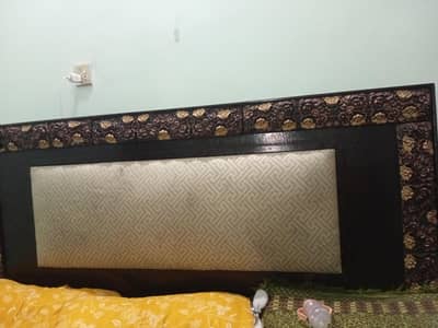 bed with side tables