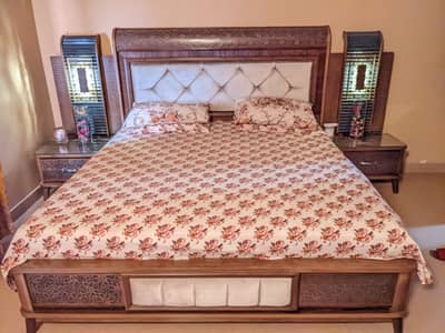 Turkish Wood Bed Set