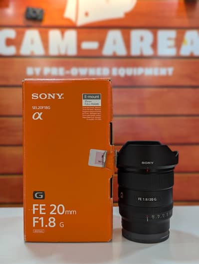 Sony 20mm f1.8 G, Like New Condition, Sony Ultra wide Lenses