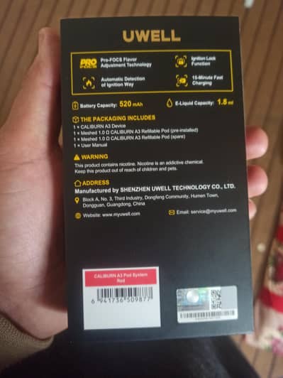 Uwell Caliburn A3 Pods available for sell