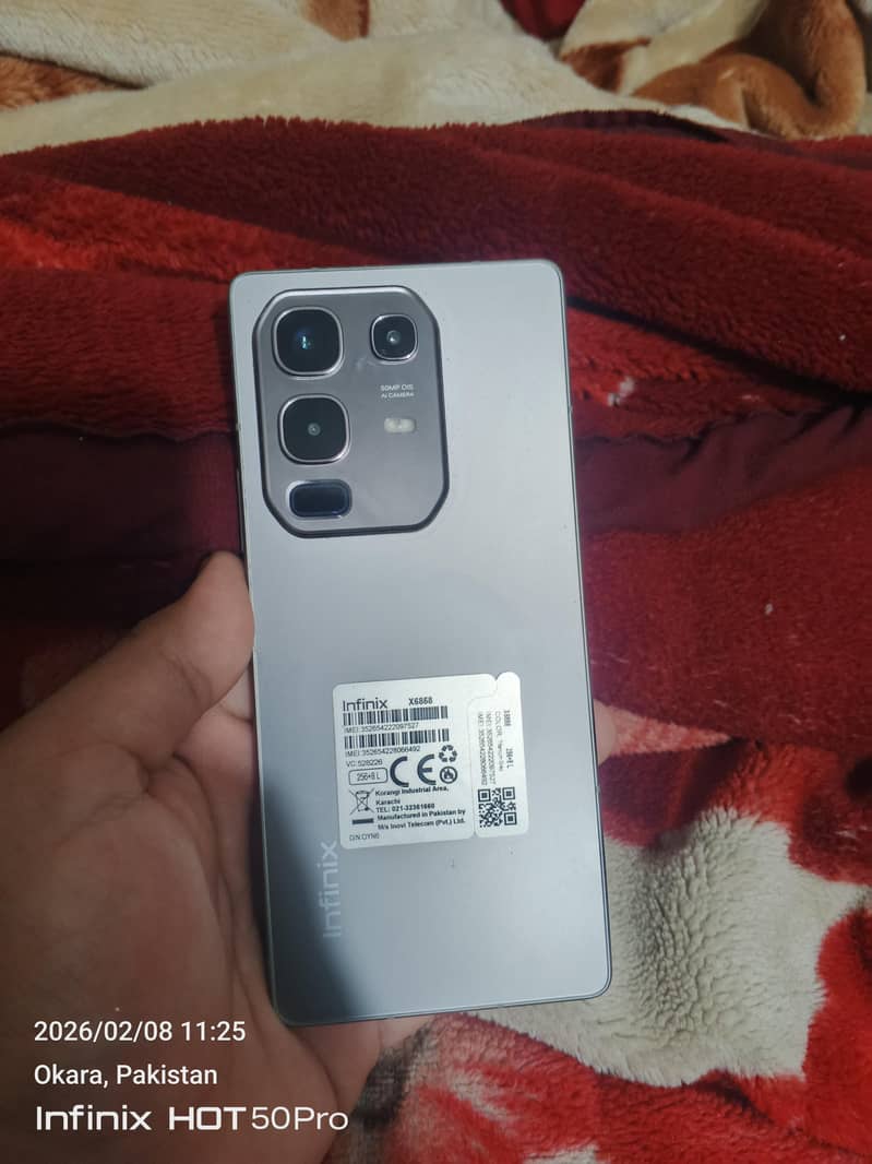 Infinix note 50. 0