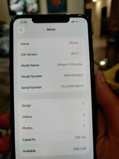Iphone 11 Pro Max 256gb PTA