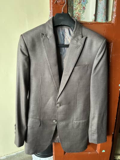 2 Piece Pent Coat And Shoes.