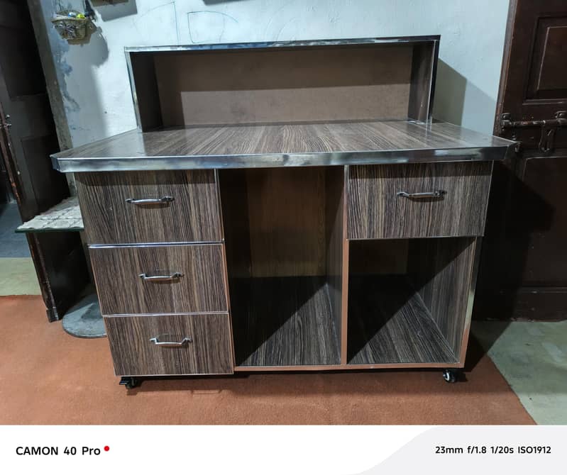 Wood Computer Table 0