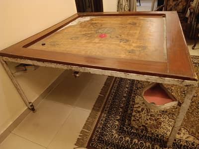 Carrom board with Stand, 4 foot x 4 foot