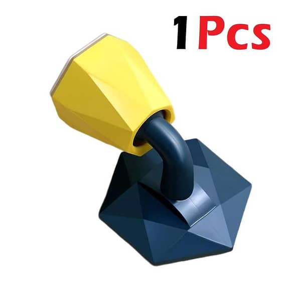 Mute Non-Punch Silicone Anti-Bump Door Stopper with Hidden Holder and Nail-Free Installation