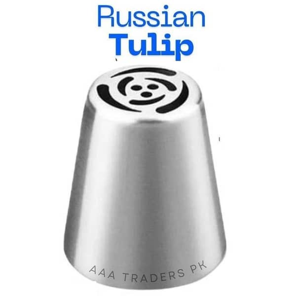 1M Nozzles 2D Nozzles 6B Nozzles & Russian Nozzles Free 10PCs Piping Bag , Icing Piping Pastry Nozzles For Cakes Fondant Decor Confectionery Flower Cream Nozzle Kitchen Gadgets