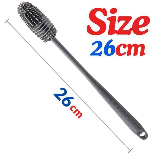 Silicone Bottle Cleaning Brush with Long Handle